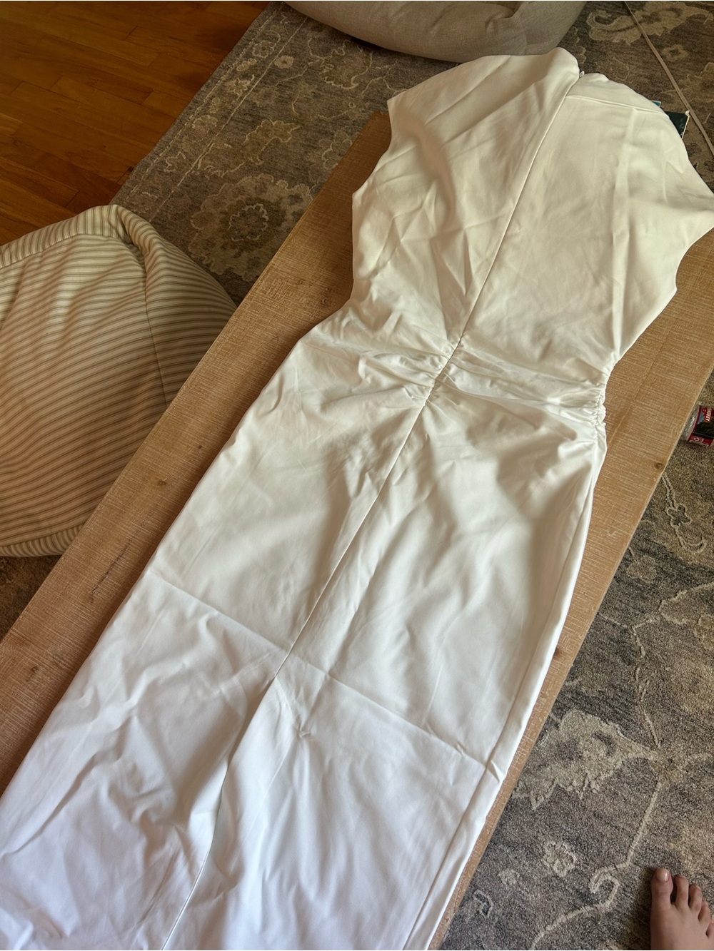 Meshki White Cap-Sleeve Midi Dress NWT - Picture 4 of 6